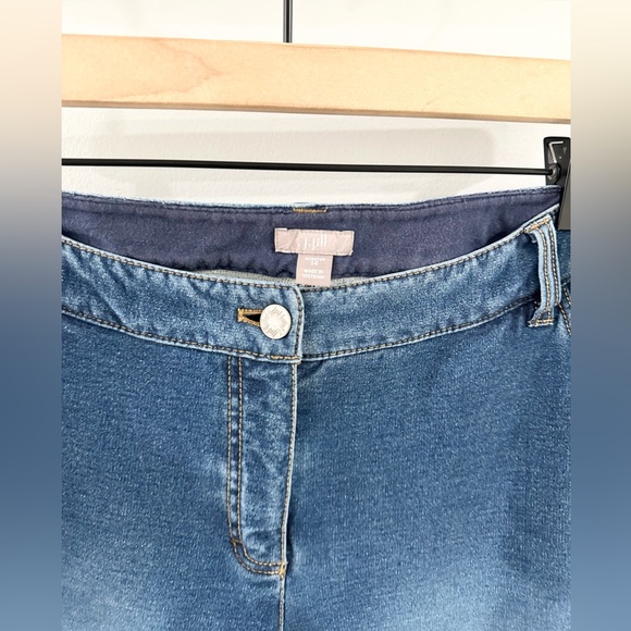 J. Jill Stretch Wide Leg Jeans Size 14 - Picture 5 of 6